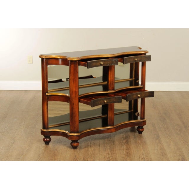 Regency Style Three-Tier Mahogany Console | Chairish