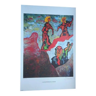 Abstract George Andreas Signed Ltd. Ed. Lithograph For Sale