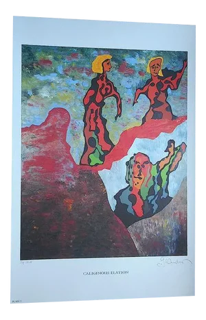 Abstract George Andreas Signed Ltd. Ed. Lithograph