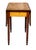 Farmhouse Antique Sheraton Southern Cherry Drop Leaf Table With Spool Turned Legs For Sale - Image 3 of 12