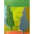 Late 20th Century Framed Vintage Original Abstract Landscape Painting Hockney-Style For Sale - Image 5 of 9