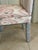 1980s Custom Multi-Pattern Upholstered Accent Chair & Small Footstool Set For Sale In Cleveland - Image 6 of 9