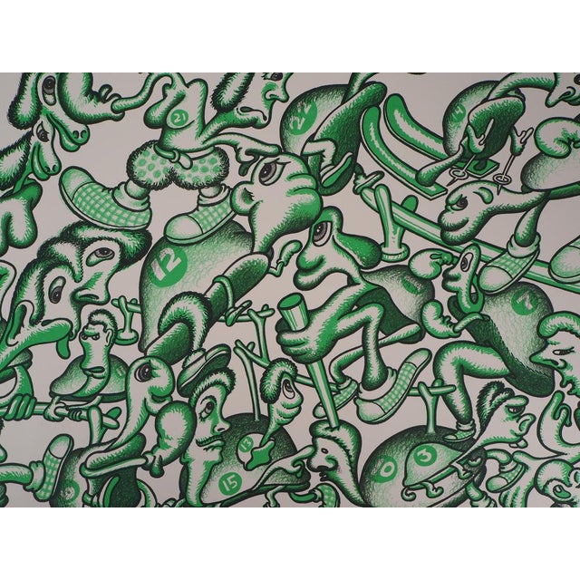 Pat Andrea, Olympic Games Athletes, Original Signed Lithograph For Sale - Image 5 of 8