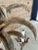 Brown Vintage Tole Pineapple Five-Light Chandelier With Gilt Metal Leaves For Sale - Image 8 of 12