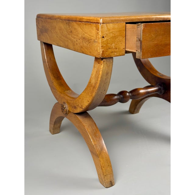 Vintage Side Table in Wood with Drawer For Sale - Image 12 of 14