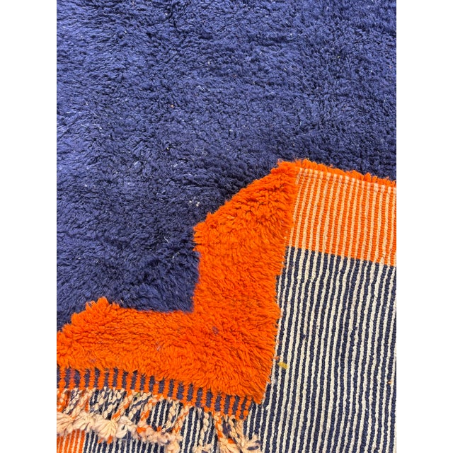 Textile New Handmade Moroccan Mrirt Rug 200x300 Cm For Sale - Image 7 of 9