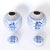 Pair of Chinese Blue and White Porcelain Double Happiness Tea Caddies For Sale - Image 4 of 7