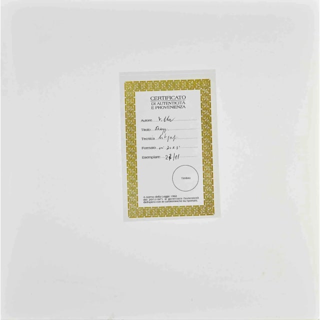 Landscape is a lithograph realized by Luciano Villani in the late 20th Century. Numbered, Edition, 27/91. Hand-signed....