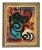 Mirovian Style 1976 Painting by Peter Keil - Framed For Sale