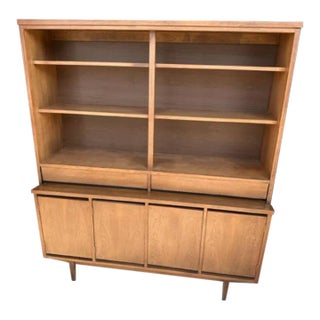 1960s Stanley Brand Hutch Mid-Century Modern Style Hutch For Sale
