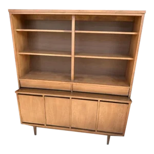 1960s Stanley Brand Hutch Mid-Century Modern Style Hutch
