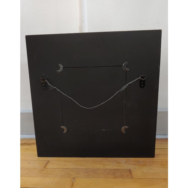La Barge 1980s Neo Deco LaBarge Style Beveled, Stepped Mirror For Sale - Image 4 of 4