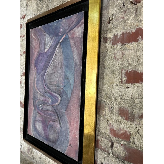 Abstract Face, 1981, Oil on Canvas, Framed For Sale - Image 6 of 9