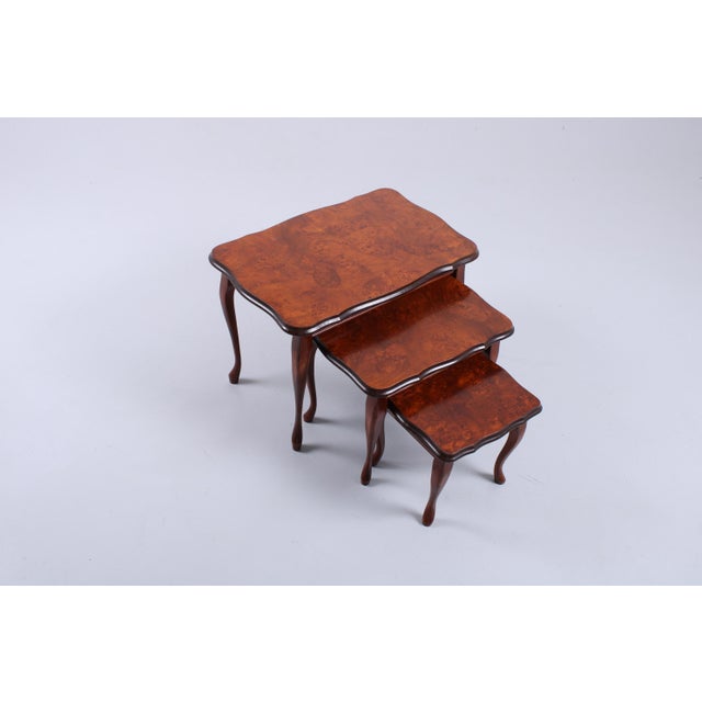 Italian Baroque Style Nesting Tables, 1970s, Set of 3 For Sale - Image 16 of 18