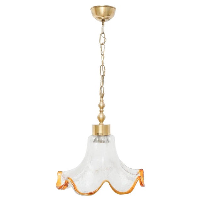 Mid-Century Modern Glass Pendant Lamp, 1960s For Sale - Image 14 of 14