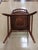 Antique American Pressed Back Oak Dining Chair With Embossed Leather Seat For Sale - Image 14 of 14