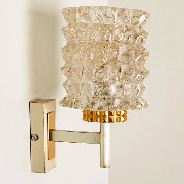 Glass Wall Light Fixture from Hillebrand, 1960 For Sale - Image 9 of 13