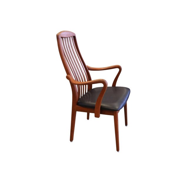 Danish Teak Armchair with Seating Comfort by Schou Andersen, 1960s For Sale - Image 4 of 12