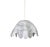 Mid-Century Modern Biomorphic White Resin Pendant Lamp For Sale - Image 4 of 12