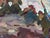1970s Army Attack Oil Painting, Socialist Realism, Ukrainian Art For Sale - Image 4 of 6