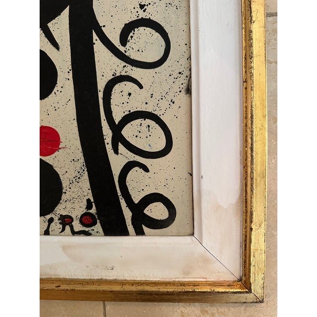 "Central Park", Original Oil on Canvas, Joan Miro, 1980 For Sale - Image 12 of 14
