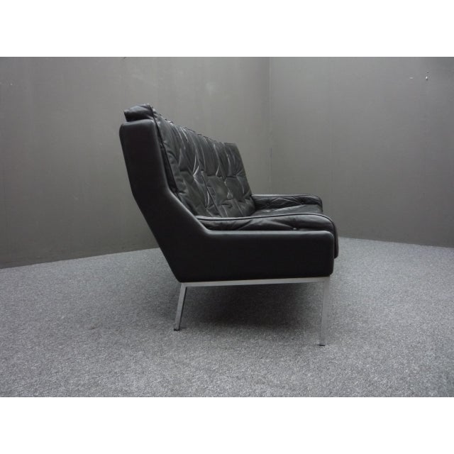 Metal Leather Sofa by Roland Rainer, 1960s For Sale - Image 7 of 18