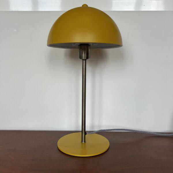 Yellow Vintage Danish Table Lamp, 1960 For Sale - Image 8 of 9