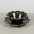Metal Mid-Century Green Glass Plates with Silver Decorations, Set of 2 For Sale - Image 7 of 7