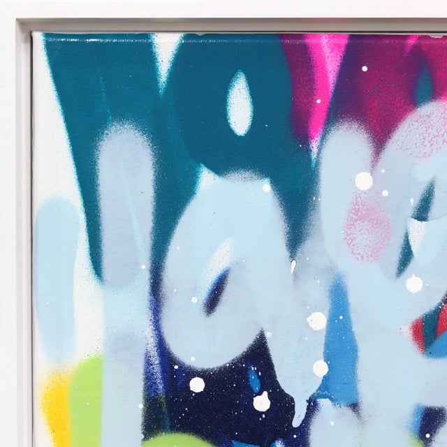 Los Angeles artist Amber Goldhammer paints dramatic abstract compositions in acrylic on canvas featuring energetic...