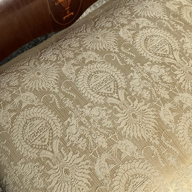 Vintage Regency Inlay Bench For Sale - Image 9 of 9