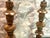 Antique Wood Candelabra Lamps With Mirror Insets - a Pair For Sale - Image 4 of 13