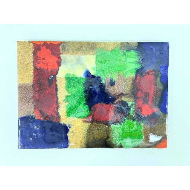 Large wall plaque from the 1960s/70s by the German ceramicist Heinz Pelzer. The back is inscribed with the artist's name,...