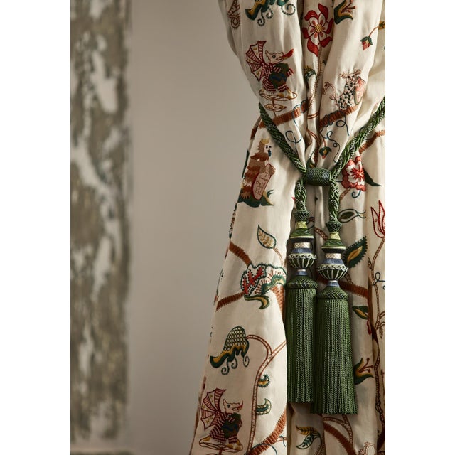 Zoffany Zoffany Hampton Embroidery Fabric in Tapestry For Sale - Image 4 of 4