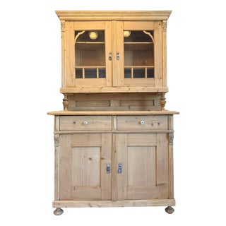 Gründerzeit Kitchen Farmhouse Sideboard in Softwood For Sale