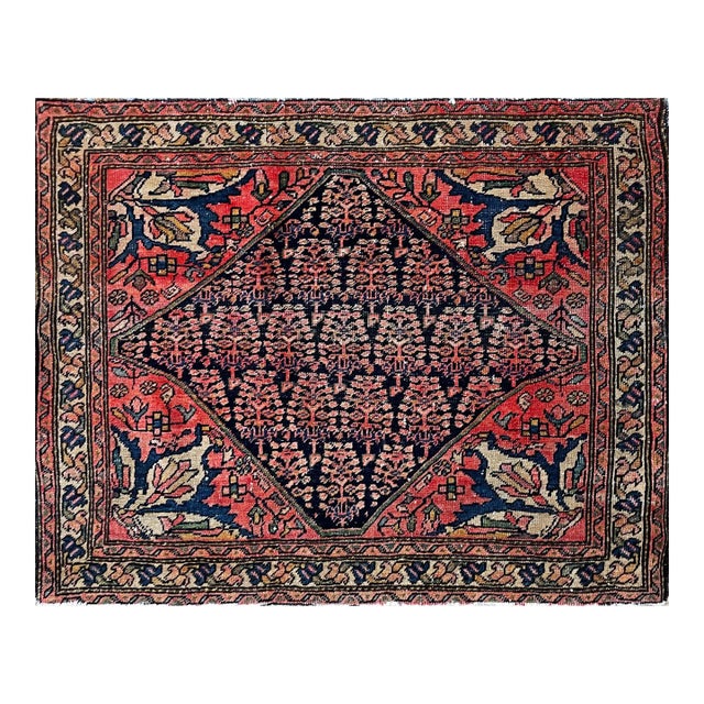 Antique Persian Feraghan Sarouk, the Most Decorative, as Is For Sale
