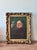 Expressive antique European genre painting depicting a jovial monk raising a glass of wine, rendered with warm tones,...