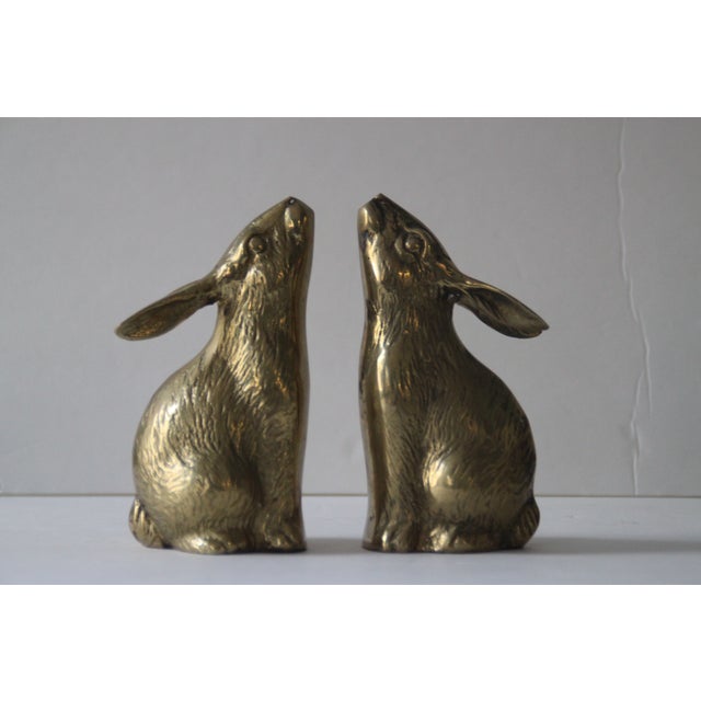 Brass Rabbit Bookends A Pair Chairish