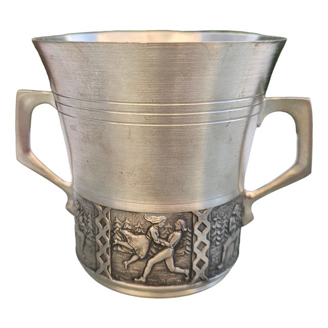 Pewter Vase/Pitcher, 1970s, Itb Norway For Sale