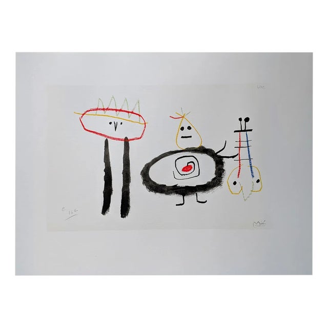 Joan Miro, Ubu's Childhood, Lithograph, 1975 For Sale
