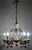 Metal Brass and Porcelain 5-Light Chandelier by Peris Andreu, 1940s For Sale - Image 7 of 16