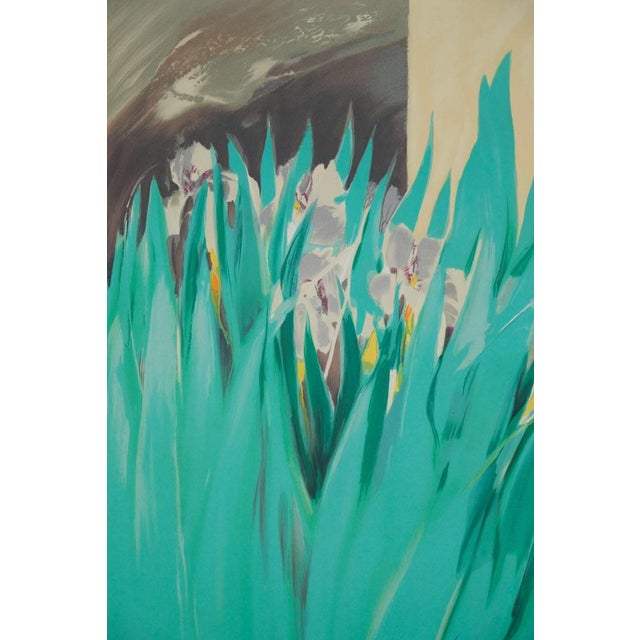 Claude Hemeret, Iris blancs, Lithograph For Sale - Image 9 of 9