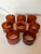 Brown Vintage Tortoise Motif Lucite Napkin Rings - Set of 8 For Sale - Image 8 of 8