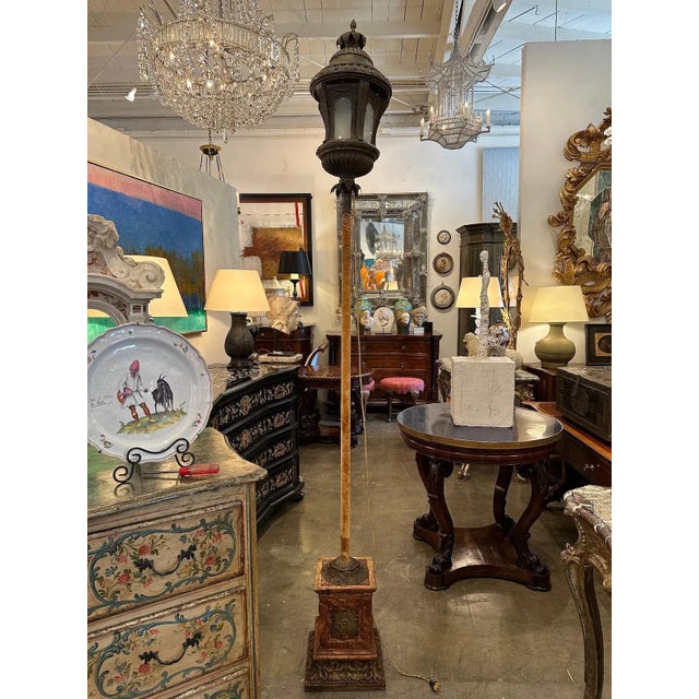 Brass Metal Processional Lanterns from Lucca, Italy - A Pair For Sale - Image 8 of 12