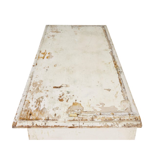 Rustic Swedish Painted Pine Cupboard, 1880 For Sale - Image 3 of 9