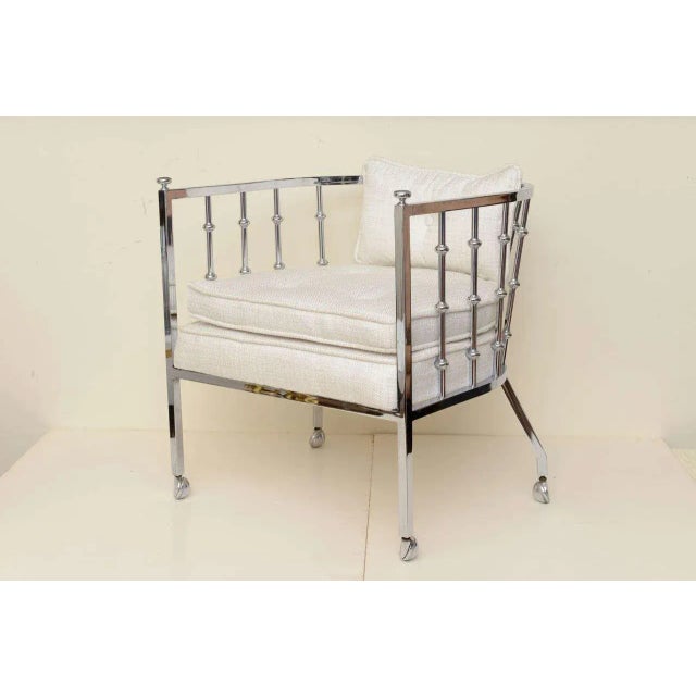 Modern Vintage Sculptural James Peade for Drexel Abacus Side Chair, 1960's For Sale - Image 3 of 11