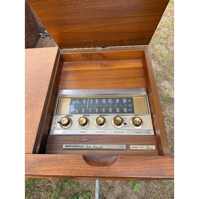 Mid-Century Modern Mid-Century Modern Drexel Declaration Stereo Console For Sale - Image 3 of 8