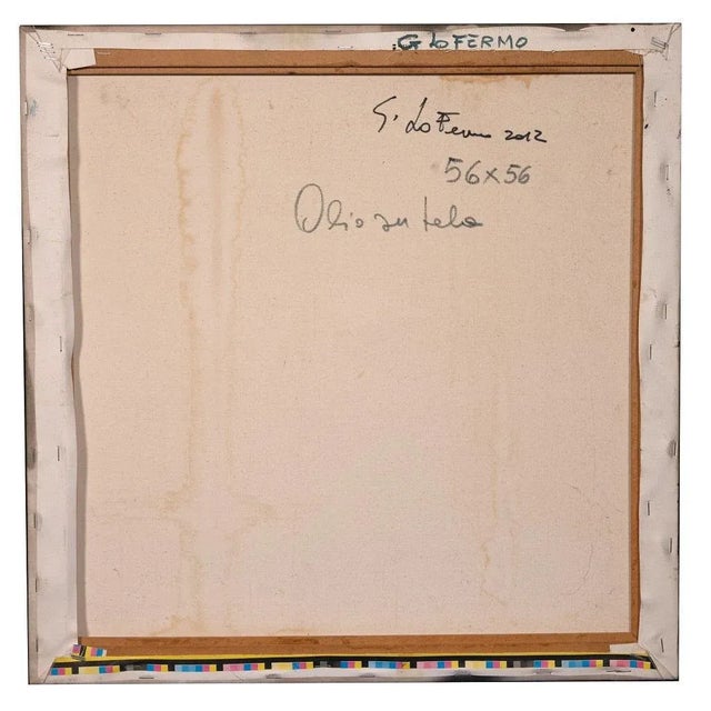 Giorgio Lo Fermo - Blue and Black - Oil Paint - 2012 For Sale - Image 3 of 4