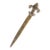 Mid-Century Brass Fleur De Lys Letter Opener For Sale