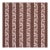 Sample - Schumacher Priya Warp Print Fabric in Bordeaux For Sale