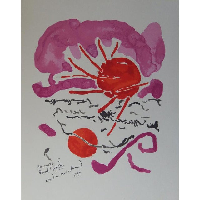 André Marchand, Setting Sun, Lithograph For Sale - Image 4 of 4